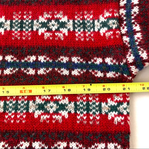 EUC Ralph Lauren fair isle wool sweater M - Picture 5 of 7